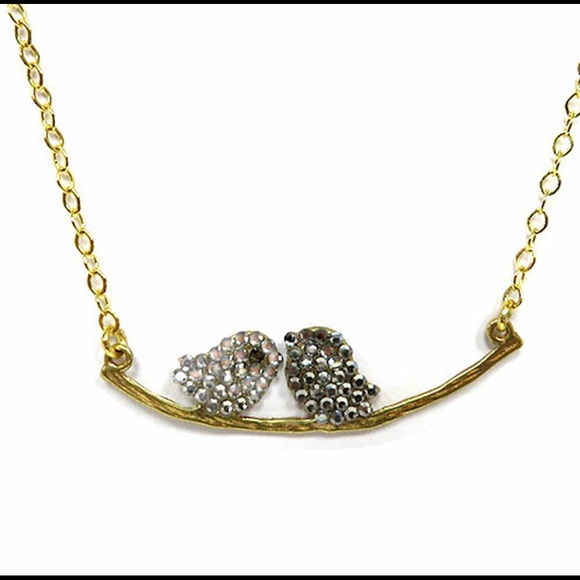 Our Lil’Lovebirds Necklace in Austrian Crystal-NWT-Boutique - Picture 4 of 8